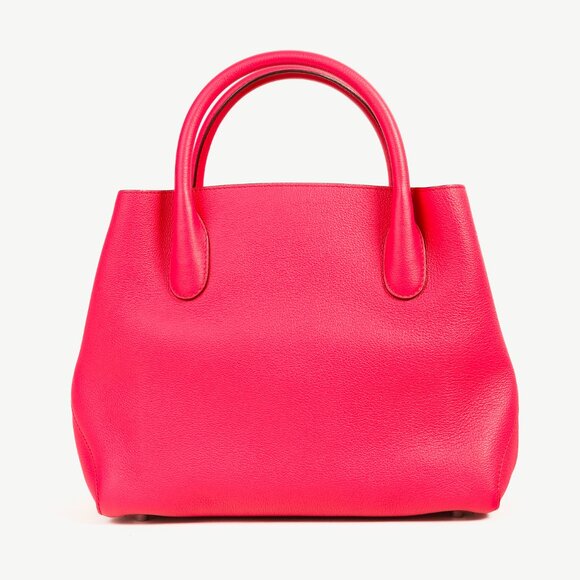 Christian Dior Open Bar Small Pink Supple Grained Calfskin Leather Tote - Picture 4 of 14